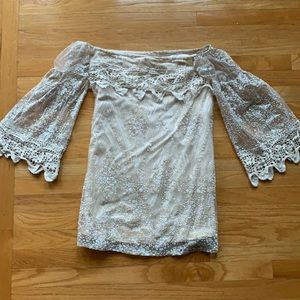 Southern Fried Chics Bohemian Off Shoulder Dress